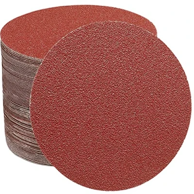 Imagen de STEBRUAM Discos de Lija 70 Piezas 125mm, Hook and Loop Papel Abrasivos sin Agujeros, 60/80/100/150/180/240/320/400/600/800 Granos para Lijadora Orbital Excéntrica