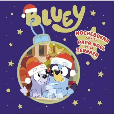 Imagen de Bluey. Un cuento Nochebuena con el Papá Noel de la terraza (edición en español) (Cuentos infantiles)