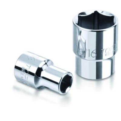 Imagen de TOPTUL BBEA0809 Piezas insertables de llave cubo Hexágono interior DIN3124 9/32 Acero cromo vanadio corto