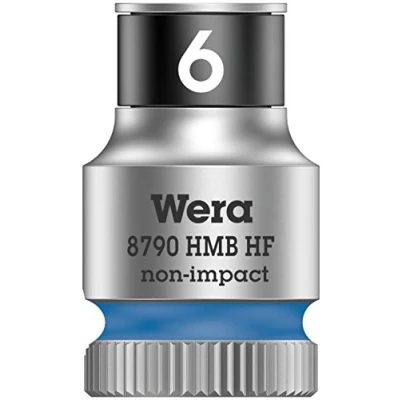Imagen de WERA 05003740001 8790 HMB HF 6,0 Llave de vaso Zyklop con función sujeción 3/8&quot;