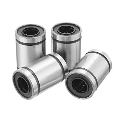 Imagen de DollaTek 4Pcs LM10UU 10x19x29mm Sello de Goma Doble Cara Rodamiento Bolas Movimiento Lineal