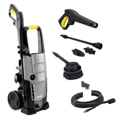 Imagen de Lavor Hidrolimpiadora de agua fría GALAXY 150 ESSENTIAL GL con cepillo giratorio, Presión max bar, Caudal 450 litros por hora, Motor 2100 Watt