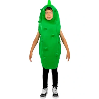 Imagen de Funidelia Disfraz de pepinillo para niño y niña Comida, Bebida niños divertidos accesorios Fiestas, Carnaval Halloween Talla 3 6 años Verde