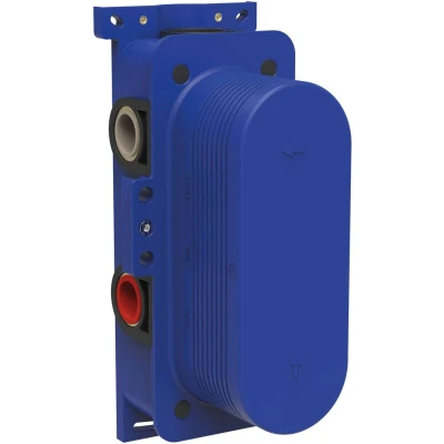 Imagen de TRES 20785001 THERM BOX Caja Empotrada de 2 Vías Para Grifo Termostático Ducha y Bañera