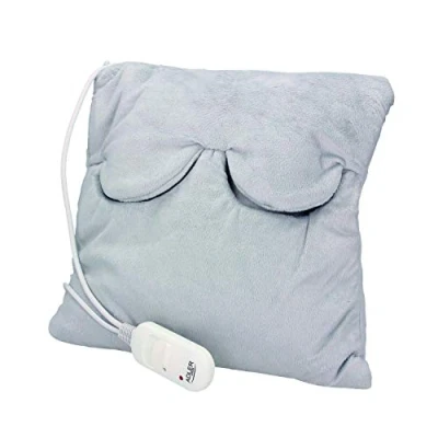 Imagen de ADLER AD7403 Cojín de Calor Eléctrico para Cervicales, Cuello, Espalda, Lumbar, Control Temperatura con Mando, Lavable, 38 x cm, 80W
