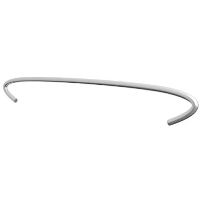 Imagen de vidaXL 100x Ganchos de Gaviones Colgador Separador Cestas Malla Pared Jardín Patio al Aire Libre Decoración Conector Acero Galvanizado 50 cm