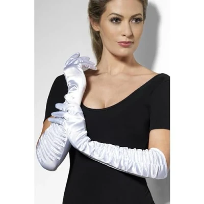 Imagen de Smiffys Guantes provocadores blancos, largo