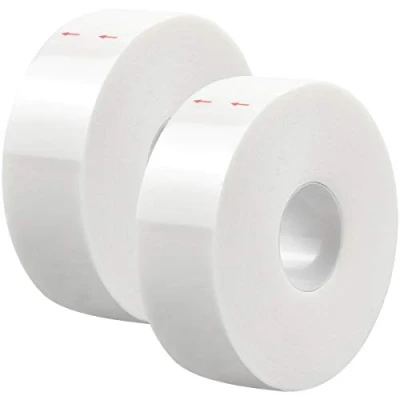 Imagen de 2 Rollos Blanco Lint Free Cinta de Pestañas, Microporo Adhesiva Médica para Extensión Pestañas (5M Cada Rollo)