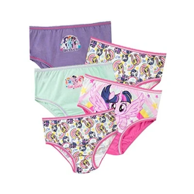 Imagen de My Little Pony Bragas Paquete de 5 Mi Pequeño PonyMulticolor 7 8 Años