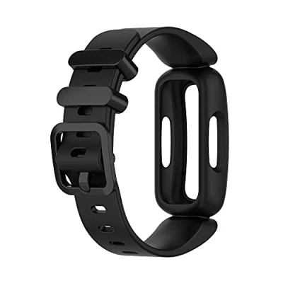 Imagen de INF Correa de Silicona para Fitbit Inspire 2, Ace 3, Resistente al Sudor y cómoda, Suave Llevar, fácil Poner Quitar