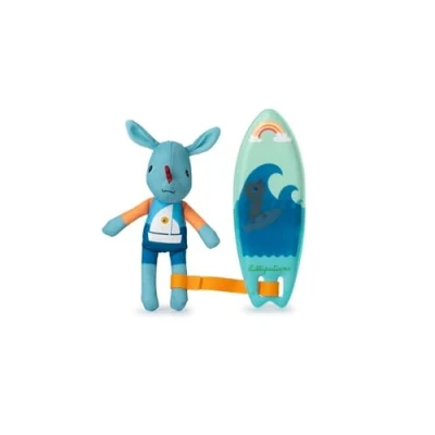 Imagen de Lilliputiens Surfista Mágico Joe Juguete interactivo para el Baño con efectos de cambio color Dibujos que aparecen en agua Figura divertida Desde 2 años y juegos 83543