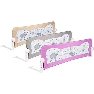 Imagen de ib style® My Little Farm Barandilla de la Cama Protector Cuna 180 cm Púrpura