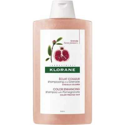 Imagen de Klorane Shampoo with Pomegranate Mujeres No profesional Champú 400ml Champues (Mujeres, profesional, Champú, 400 ml, Protección del color, Granada)