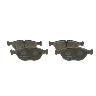 Imagen de BOSCH 0 986 424 649 Juego de pastillas freno Low Metallic Chapa antichirridos, con instrucciones montaje MERCEDES BENZ: CLK Cabrio