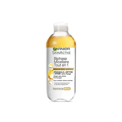 Imagen de Garnier SkinActive Solution Micellaire Biphase Tout en Un Tous Types de Peaux Même Sensibles Format 400 ml