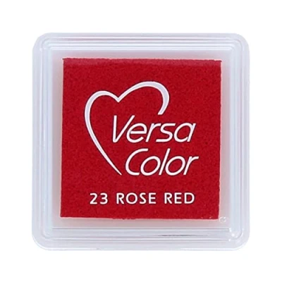 Imagen de Tsukineko Pigmento VersaColor Inkpad 1&quot; Cubo Rose Rosso, Rosa Rojo, Talla única