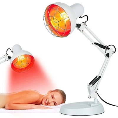 Imagen de Cozion Lámpara de Infrarrojos, lampara infrarrojos fisioterapia, 100W infrarroja Emisor calor luz roja