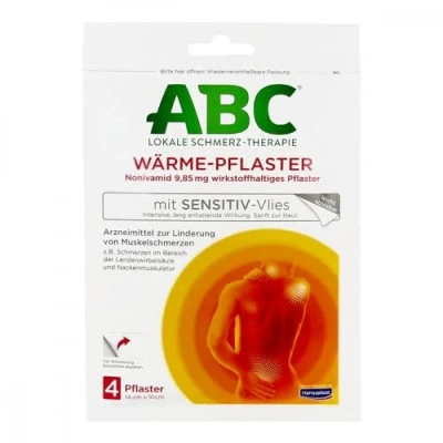 Imagen de HANSAPLAST med ABC Calor Parche sensible, 4 St