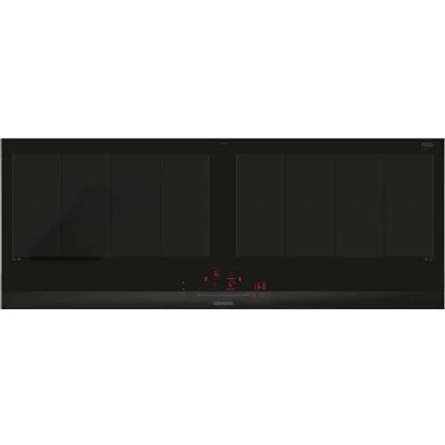 Imagen de SIEMENS Placa de Inducción, 90 cm, 2 Zonas FlexInducción, Home Connect, fryingSensor, Negro, EX275HXC1E