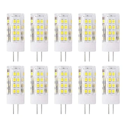 Imagen de G4 Bombilla de LED 5W,400lm,6000K Blanco Frío,Recambio 40 Vatios,Ángulo Haz 360,12V AC/DC,No Regulable Pack 10
