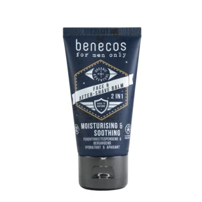 Imagen de Benecos natural beauty 94311 Bálsamo facial y para después del afeitado 2 en 1 vegano 50 ml