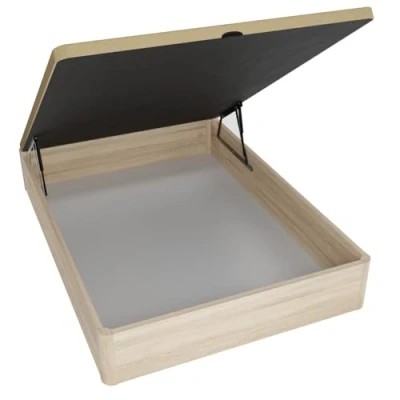 Imagen de Homey Canapé Abatible de Madera Súper Reforzado con Gran Capacidad, Esquinas Redondeadas, Cambria, 150 x 190