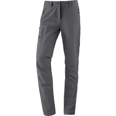 Imagen de Schöffel Ascona Senderismo Ligeros y cómodos para Mujer, versátiles Pantalones de Exterior con Ajuste óptimo prácticos Bolsillos, Asfalto, 76