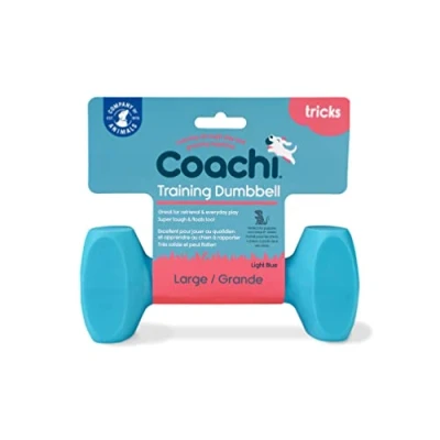 Imagen de Coachi Training Dumbbell, galleggiante, lancio a lungo raggio, gioco classico Per il riporto, addestramento cuccioli e da caccia. Accessorio cani, super resistente. cani di taglia grande.
