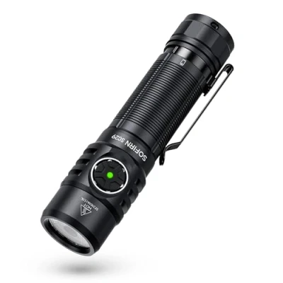 Imagen de Sofirn SC29 Linterna LED Recargable de 3000 Lúmenes, Potente USB C Súper Brillante con 6 Modos Iluminación, Mano EDC Impermeable Para Emergencias, Camping, al Aire Libre