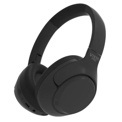 Imagen de Auriculares inalámbricos Vieta Pro Calm 2, Circumaurales, Bluetooth, Cancelación de Ruido, 60h Autonomía, Negro