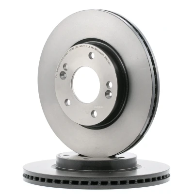 Imagen de BREMBO COATED DISC LINE 09.C249.11 Disco de freno 280 23 5 ventilación interna revestido altamente carbonizado con tornillos HYUNDAI: i30 II Hatchback