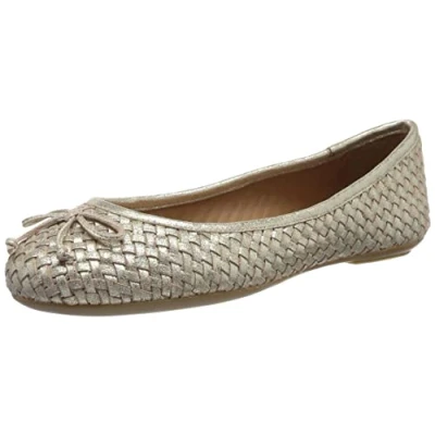Imagen de Geox D Palmaria, Zapatos Tipo Ballet Mujer, Gold, 36 EU