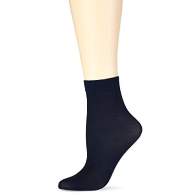 Imagen de Nur Die Söckchen Cotton Sensation Calcetines, 60 DEN, Azul (Marine 351), única para Mujer