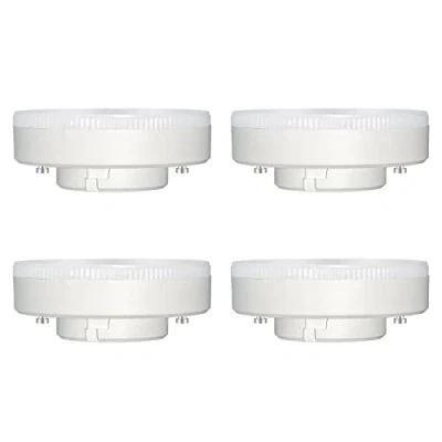 Imagen de Akynite Focos GX53 9W LED Luz Fria 6000K, 800LM, 180 Grados, 230V, Reemplace la lámpara halógena &amp; CFL, No Regulable, Bombilla Casquillo para Luce Cocina, pack de 4