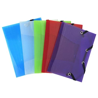 Imagen de Exacompta 50700E Pack de 25 carpetas con goma, POCKET 12X16cm, multicolor