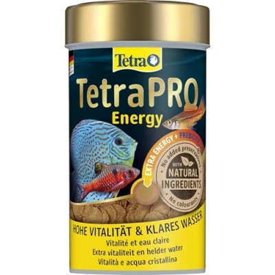 Imagen de TetraPRO Energy Multi Crisps Alimento completo, mejora la vitalidad de los peces, lata 100 ml