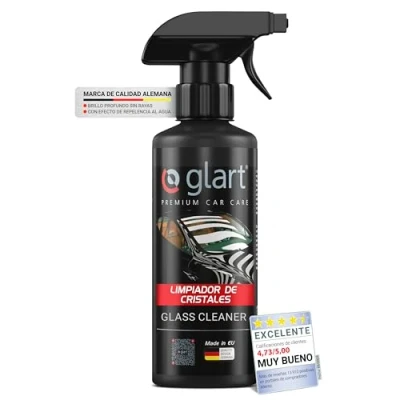 Imagen de Glart 45GR limpiador de vidrios para coches, limpeza profunda y repelente al agua, sin rayas parabrisas, 500 ml.