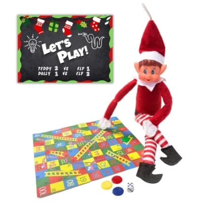 Imagen de Accesorios de Elfo Navidad ideas Paquete elfos Llegada (serpientes y escaleras)