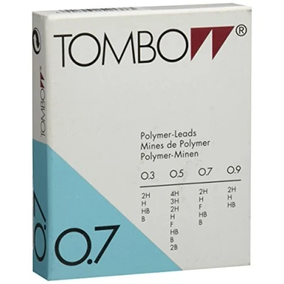 Imagen de Tombow Ex 07P F Caja 12 Tubos con Minas, 0.7 Mm