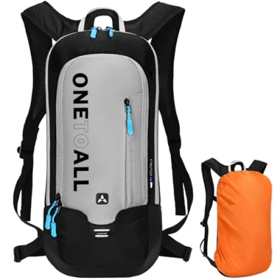 Imagen de LOCAL LION 6L Mochilas de Hidratacion Ciclismo al Aire Libre Unisex Multifuncional Impermeable Poliester para Viaje Gris