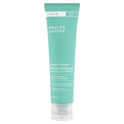 Imagen de Paula&#039;s Choice CALM Protector Solar Mineral SPF 30 Piel Sensible Calmando las Rojeces Combate la Sensibilidad en su Origen con Dióxido de Titanio Para Todo Tipo Pieles 60 ml