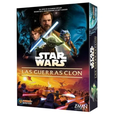 Imagen de Z Man Games ZM7126ES Star Wars: Las Guerras Clon Juego de Mesa en Español, 1 a 5 jugadores