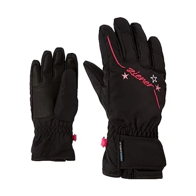 Imagen de Ziener Lula Guantes De Esquí, Unisex niños, Black, 4