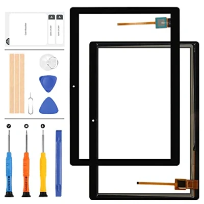 Imagen de Pantalla táctil de 10.1 pulgadas para Lenovo Tab M10 TB X505 X505F X505L X505X Touch Digitizer Sensor Full Glass Panel Kit piezas reparación (no LCD) (negro)