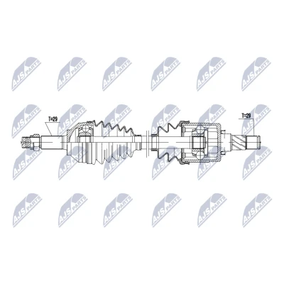 Imagen de Semi eje NTY NPW NS 170