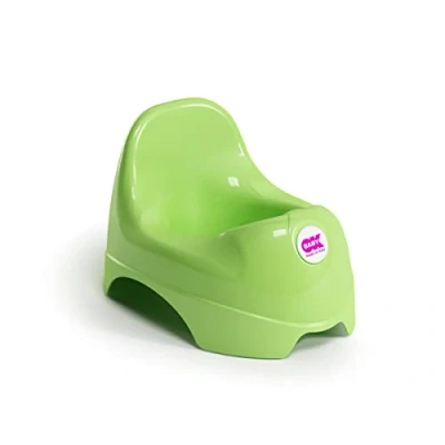 Imagen de OKBABY Relax Orinal para bebé con asiento ergonómico y respaldo alto Verde