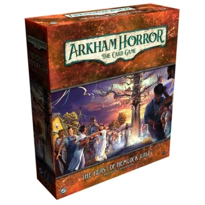 Imagen de Arkham Horror The Card Game Feast of Hemlock Vale Campaign Expansion Lovecraftian Cooperative Living Game, Edades 14+, 1 4 jugadores, 2 horas de reproducción, fabricado por Fantasy Flight
