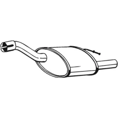 Imagen de BOSAL 154 211 Silenciador trasero FORD: Focus Mk1 Hatchback