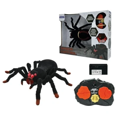 Imagen de Lexibook, Tarántula/Araña teledirigida Realista, 8 Patas peludas, 2 mandíbulas, Efectos Luminosos en los Ojos, Control Remoto Incluido, SPIDER01