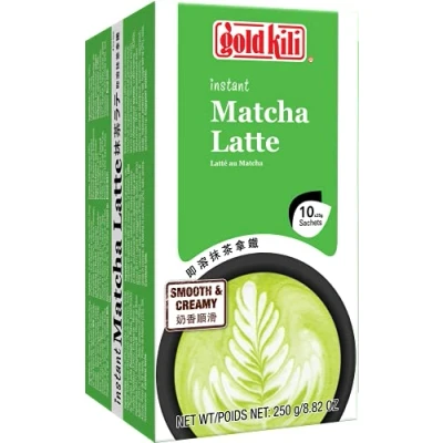 Imagen de Gold Kili Matcha Latte Paquete Instantáneo, 1 x 10 25 Gr 21 g